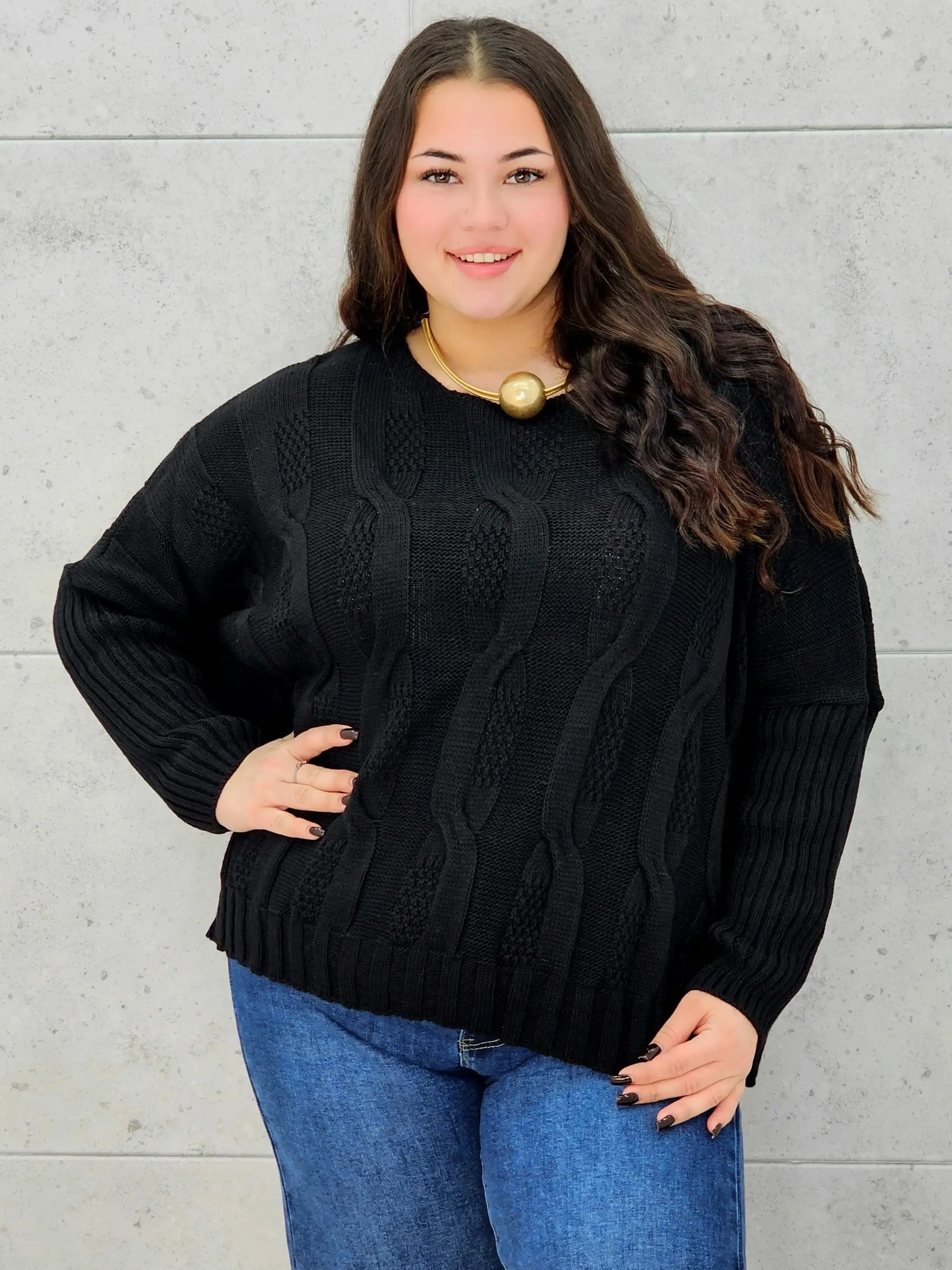 Sweter plus size StylowaXL – ciepło, styl i kobiecy komfort w jednym - Image 4